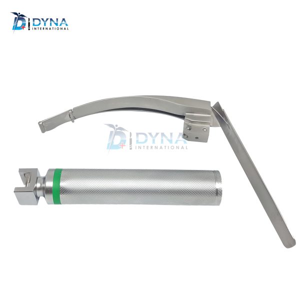 McCoy Fiber Optic Laryngoscope Set with Flex Tip Blade 4 + Medium