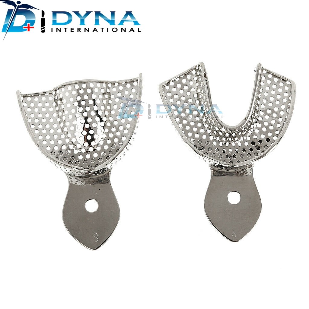 Dental Impression Bite Trays Perforated RimLock Prosthetic Dentistry Dyna