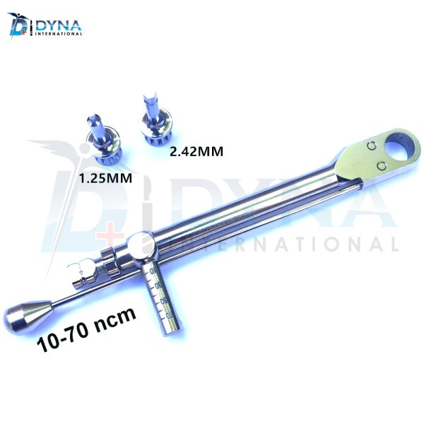 Dental Implant Torque Wrench Ratchet Dental Instrument 1070 NCM With